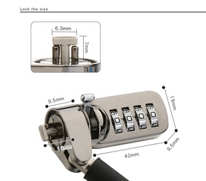 New Design Ultimate Universal Resettable Anti Theft <strong>Security</strong> Combination Tablet Notebook Laptop <strong>Lock</strong> <strong>for</strong> Safety - Product Image 6
