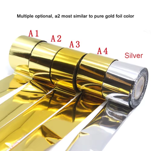 Hochwertige Maßgefertigte 64,32,16,8,4cm Imitations-Goldfolienrolle für Vergoldung, Handwerk und Dekoration - Product Image 4