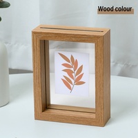 Cadre photo transparent double face pleine grandeur Table d'herbier en acrylique A4 créative peut être personnalisée.