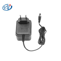 Transformateur toroïdal monophasé en plastique ignifuge conforme aux normes ETL CE ROHS, prise US/EU/UK/AU, 110V 12V/500mA/800mA AC