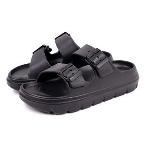 Happyflops, tongs personnalisables, plateforme coussinée, double boucle, semelle épaisse en mousse EVA, antistatique, imperméable, ressort - Product Image 2