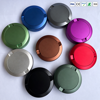 Boîtes à snus en aluminium, pochettes en acier inoxydable usinées CNC, conteneurs métalliques vides en gros