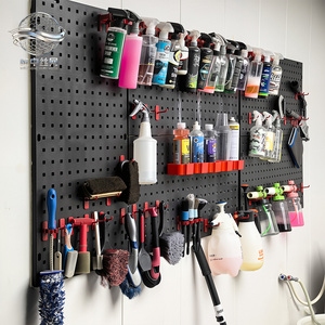 Panel <span class=keywords><strong>de</strong></span> Almacenamiento Multifuncional Resistente al Agua para Lavado <span class=keywords><strong>de</strong></span> Autos, Organizador <span class=keywords><strong>de</strong></span> Acero Resistente <span class=keywords><strong>a</strong></span> la Oxidación para Garaje/Armario, para Detallado Automotriz - Product Image 2