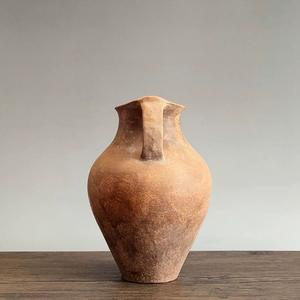 مزهرية طينية عتيقة بتصميم ريفي مُعتّق للزهور والنباتات - Product Image 2