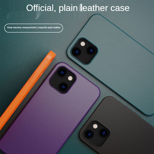 Funda de cuero sintético para Iphone, carcasa trasera híbrida de Tpu para teléfono móvil 12 <span class=keywords><strong>Pro</strong></span> Max Xr Xs Max 13 <span class=keywords><strong>Pro</strong></span> - Product Image 6