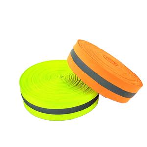 반사 경고 안전 의류 트림 스트립 바느질 폴리 에스터 반사 웨빙 테이프에 의복에 바느질 - Product Image 1