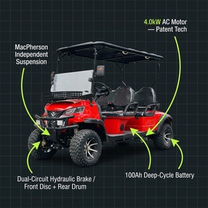 Scooter de golf électrique à 4 roues, tout-terrain, pour la chasse, ATV, voiturette de golf électrique à vendre - Product Image 2