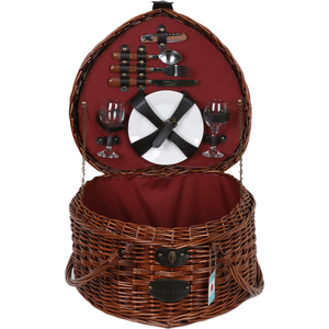 Bộ Giỏ Quà Tặng Ngày Valentine Lãng Mạn Dành Cho Hai Giỏ Dã Ngoại Thiết Kế Tình Yêu - Product Image 6