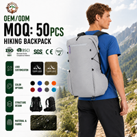 Sac de voyage à enroulement personnalisé 38L, léger et ergonomique, pour la randonnée et les sports de plein air