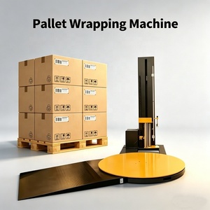 Machine d'emballage automatique de palettes à <span class=keywords><strong>prix</strong></span> d'usine, machine d'emballage sous film étirable pour l'emballage - Product Image 5
