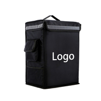 Sac à dos personnalisé imperméable et isolant pour bicyclette pliante moto commerciale livraison de nourriture pizza