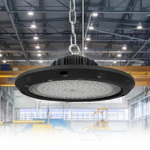 AORUITAI pencahayaan industri komersial 100W 150W 200W IP65 lampu Led UFO bulat Teluk tinggi gudang lampu Teluk tinggi