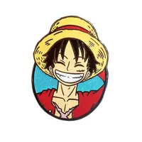 Một Mảnh Anime Ve Áo Pin Nhà Máy Tùy Chỉnh Rơm Hat Luffy Đen Nickel Mạ Cứng Men Pin