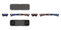 Barra de luces estroboscópicas de advertencia LED roja y azul inteligente multifunción 5G/4G, GPS, posicionamiento en tiempo Real, PTZ integrado, 2 unidades