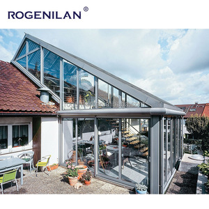 Vente en gros d'usine de véranda de style moderne en aluminium pour maison en verre avec toit en aluminium imperméable - Product Image 2