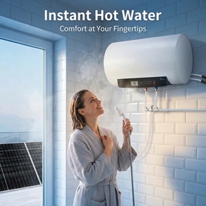 <span class=keywords><strong>Chauffe</strong></span>-<span class=keywords><strong>eau</strong></span> solaire photovoltaïque mural en métal 60-100L, économie d'énergie, usage domestique et VR, 2000W - Product Image 1