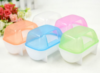 Bain de sable transparent spacieux et pratique pour hamsters, facile à nettoyer, pour Robo Dwarf Bears