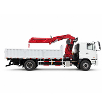Grue hydraulique articulée autoportante télécommandée HAOY 10 tonnes pour camion lourd