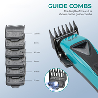 Tondeuse à cheveux professionnelle VGR V-035C DLC Blade Vector Motor 11000RPM sans fil pour stylistes et barbiers