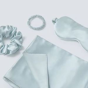 Ensemble de luxe soin du sommeil : Masque de sommeil et taie d'oreiller 100% Soie de Mûrier – Idéal pour un cadeau - Product Image 3