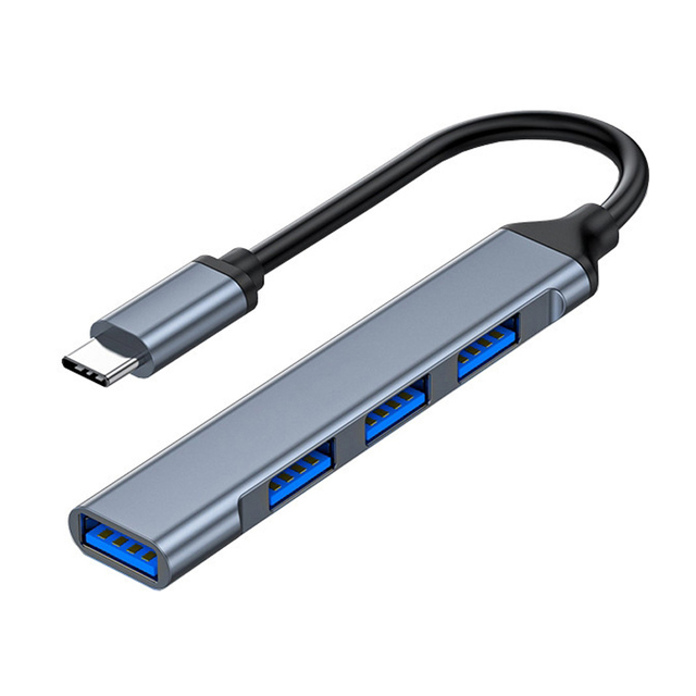 Mini Usb 3.0 Extension Splitter 4 Ports 4 in 1 Multiport Type C Multi-function Converter Splitter Hub