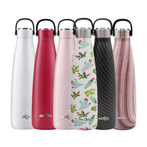 Bouteilles d'<span class=keywords><strong>eau</strong></span> isolées de 500ml avec logo personnalisé de haute qualité Bouteille d'<span class=keywords><strong>eau</strong></span> pour enfants de qualité alimentaire en acier inoxydable à double paroi avec corde - Product Image 2