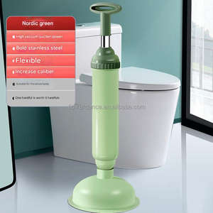 Pompe à déboucheur de toilettes en silicone haute pression, anti-obstruction, nettoyeur de canalisations, dispositif de dragage de tuyaux, fournitures de nettoyage pour salle de bain et évier de cuisine - Product Image 6