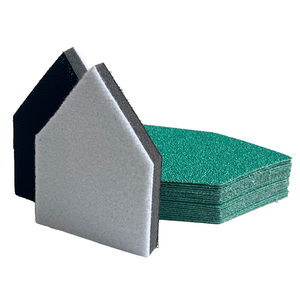 Dischi Abrasivi Verdi con Velcro 65x92mm, Supporto in Film PET <span class=keywords><strong>per</strong></span> <span class=keywords><strong>Carrozzeria</strong></span> Auto e Finitura del Legno - Product Image 2