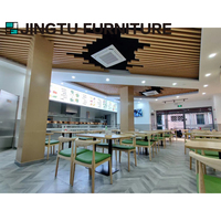 Solution complète de mobilier de cantine : banquette personnalisable, tables et chaises de salle à manger, pour écoles, restaurants, usage commercial, fourniture OEM