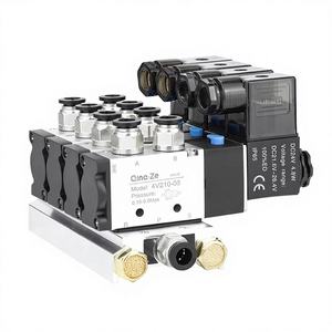 <span class=keywords><strong>Bloc</strong></span> <span class=keywords><strong>de</strong></span> vanne solénoï<span class=keywords><strong>de</strong></span> 4V210-08, vanne <span class=keywords><strong>de</strong></span> commande pneumatique 110, contrôleur <span class=keywords><strong>de</strong></span> cylindre en îlot, base <span class=keywords><strong>de</strong></span> barre omnibus DC24V - Product Image 1