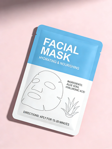 Sac de rangement pour masque facial de forme personnalisée, emballage jetable, organisateur de maquillage de voyage, pochette en plastique réutilisable, soins de la peau, cosmétiques - Product Image 2