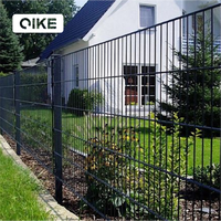 Allemagne enduit de poudre 868 656 double fil d'acier de zinc haute sécurité sécurité moderne industriel maison clôture portails matériel pour le jardin