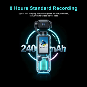 ABS Material <b>Wireless</b> <b>Mini</b> Vlogging <b>Camera</b> LCD Display Rechargeable Digital Pocket <b>Camera</b> Professional Rotating Lens <b>Camera</b> - Product Image 5