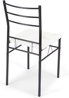 Ensembles de table et de chaises de cuisine de salle à manger 5 pièces Ensemble de table à manger pour table de cuisine pour 4 personnes avec 4 chaises avec dossier