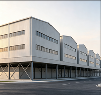 Structure en acier soudé préfabriquée, poutre en H, colonne, boîte de poutrage pour l'industrie, les supermarchés, les bureaux, les hôpitaux, qualité Q235