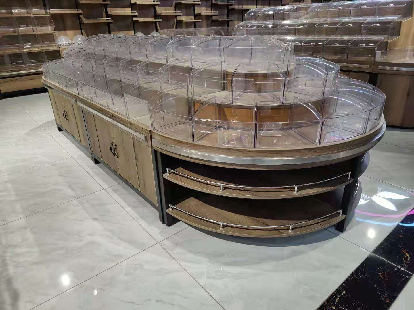 Display Rack For Chicken Rice Soluciones de exhibición de arroz de alta calidad para supermercados