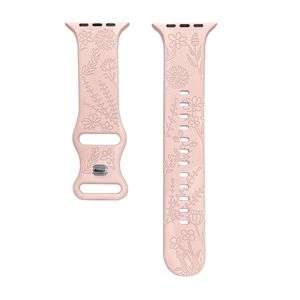 Laser khắc hai giai điệu bồ công anh Silicone dây đeo cho <span class=keywords><strong>Apple</strong></span> xem 8 7 6 <span class=keywords><strong>5</strong></span> 4 3 2 <span class=keywords><strong>1</strong></span> SE siêu - Product Image 4