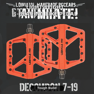 Pedal de Bicicleta Tianji Mountain Road BMX Ultraligero con 3 Rodamientos, Eje de Acero Antideslizante y Componentes de Nailon - Product Image 2