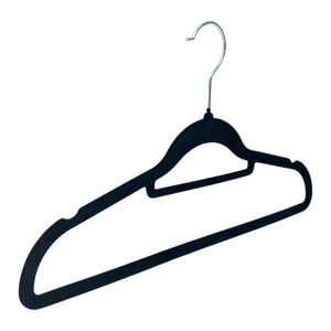 Cintres en plastique antidérapants pivotants à 360 degrés avec barre fine pour cravates, logo en velours coloré pour vêtements, manteaux, écharpes, salle de bain, salon - Product Image 5