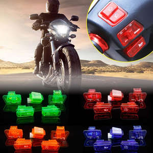 Pulsanti Interruttore Singolo Colorati 5 Pezzi per Luci, Clacson, Abbaglianti, Frecce e Avviamento per Ciclomotori, Scooter, Moto, Compatibili con Interruttori GY6 50cc 125cc 150cc - Product Image 5