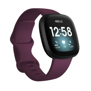 Cinturino per orologio sportivo Soft Smart per cinturino di ricambio Fitbit Versa 3 Sense Versa 4 Sense 2 Watch Bracelet