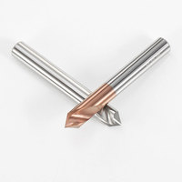 Foret de centrage et de perçage en carbure de tungstène à queue droite HANDERK OEM/ODM 60 90 120 degrés pour usinage CNC