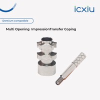 Dentium Open Transfer Coping : Poste de transfert d'empreintes d'implants dentaires compatible Osstem, Dio, Bego, ITI