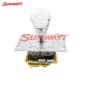 จอยสติ๊กเครื่องเกมอาร์เคด 12V แบบมีไฟ  ควบคุมด้วยเหรียญ  จอยสติ๊กเครื่องคีบตุ๊กตา  จอยสติ๊กไฟ LED - Product Image 5