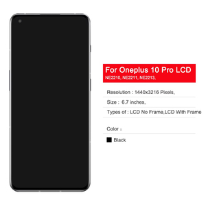 OnePlus 10 Pro 6.7-Inch Ban Đầu Màn Hình LCD AMOLED Màn Hình Hiển Thị Lắp Ráp 1-Năm Bảo Hành Điện Thoại Di Động Thay Thế Một Phần - Product Image 2