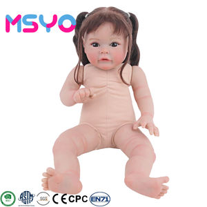 Muñecas Reborn Realistas <span class=keywords><strong>de</strong></span> <span class=keywords><strong>Silicona</strong></span> Sólida para Recién Nacidos en <span class=keywords><strong>Miniatura</strong></span> con Ojos Móviles y Función <span class=keywords><strong>de</strong></span> Orina, Kits Completos <span class=keywords><strong>de</strong></span> Estilo <span class=keywords><strong>de</strong></span> Juguete Suave - Product Image 2