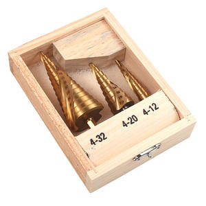 ดอกสว่านอเนกประสงค์ทรงเจดีย์เรียวเหล็กและสเตนเลสที่เปิดรูเจาะรูแบบเจาะรูเพื่อเพิ่มฟังก์ชันการทำงาน - Product Image 1