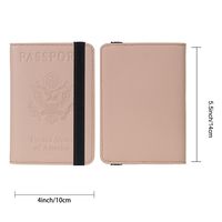 Portefeuille de voyage multi-cartes RFID JIANJI personnalisé avec logo, porte-passeport en PU, fermeture à bande élastique, motif gaufré – Vente chaude