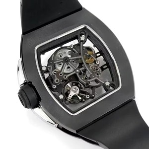 Montre mécanique automatique pour homme, de luxe, personnalisée, noire, asymétrique, squelette, étanche, lumineuse, tendance - Product Image 4