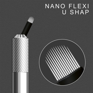 Sharp Nano Microblading Aiguilles Sourcils Microblading Lame 0.15 Aiguilles De Tatouage Formation De Maquillage Permanent - Product Image 4